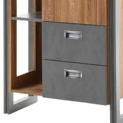 Ars manufacti Regal Marton V - Eiche Stirling Dekor / Anthrazit -Büromöbel Verkäufe 1000211535 200424 13270700152 DETAILS P000000001000211535