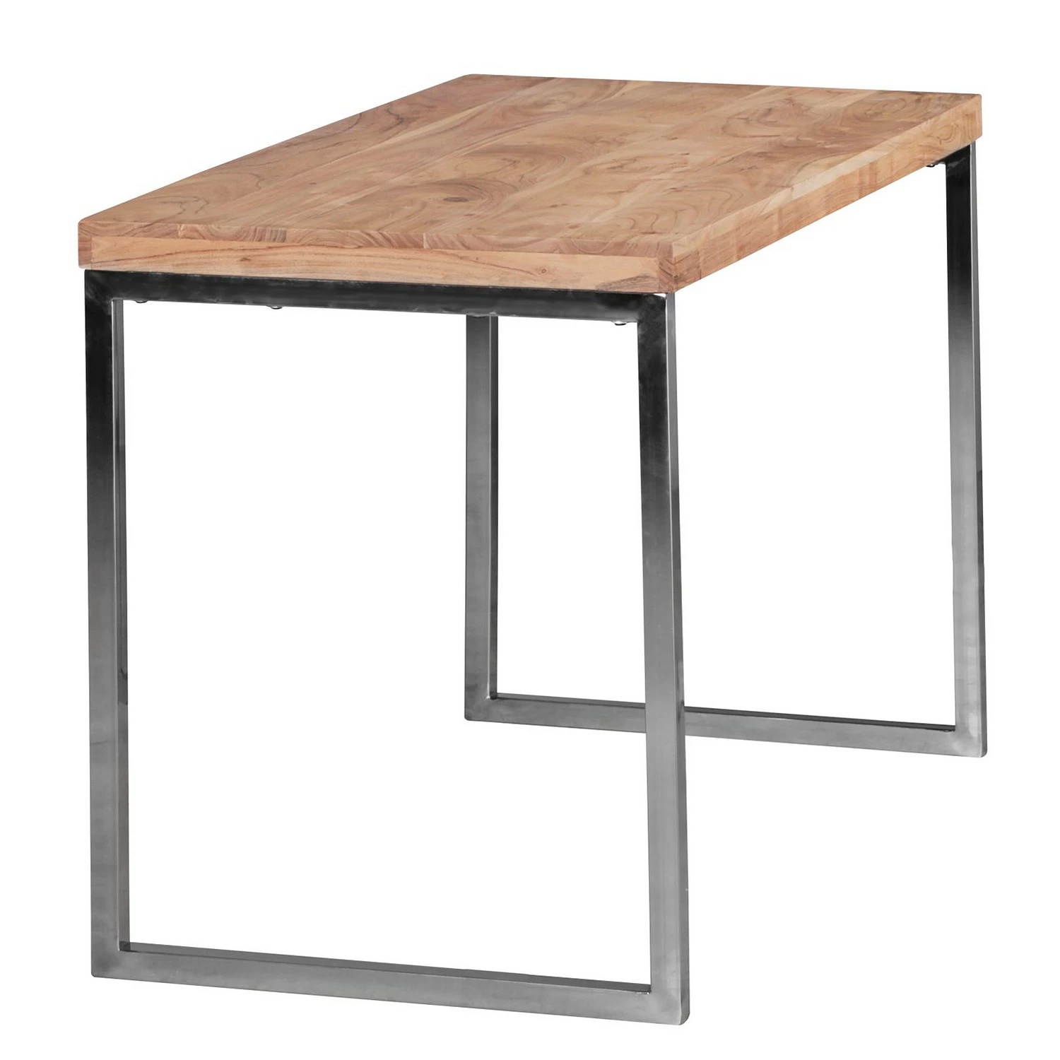 Furnitive Schreibtisch Gloster - Akazie massiv / Metall - Akazie / Chrom 5 Furnitive Schreibtisch Gloster - Akazie massiv / Metall - Akazie / Chrom – Bild 3