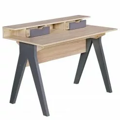 Furnitive Schreibtisch Juuma - Eiche Sonoma Dekor / Dunkelgrau -Büromöbel Verkäufe 1000211735 200506 12473300159 DETAILS P000000001000211735