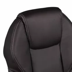 Furnitive Bürostuhl Dalston - Kunstleder / Aluminium - Braun -Büromöbel Verkäufe 1000211736 200506 12473300166 DETAILS P000000001000211736