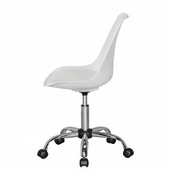 Furnitive Bürostuhl Kahoka - Kunstleder / Metall - Chrom - Weiß -Büromöbel Verkäufe 1000211737 200506 12473400170 DETAILS P000000001000211737