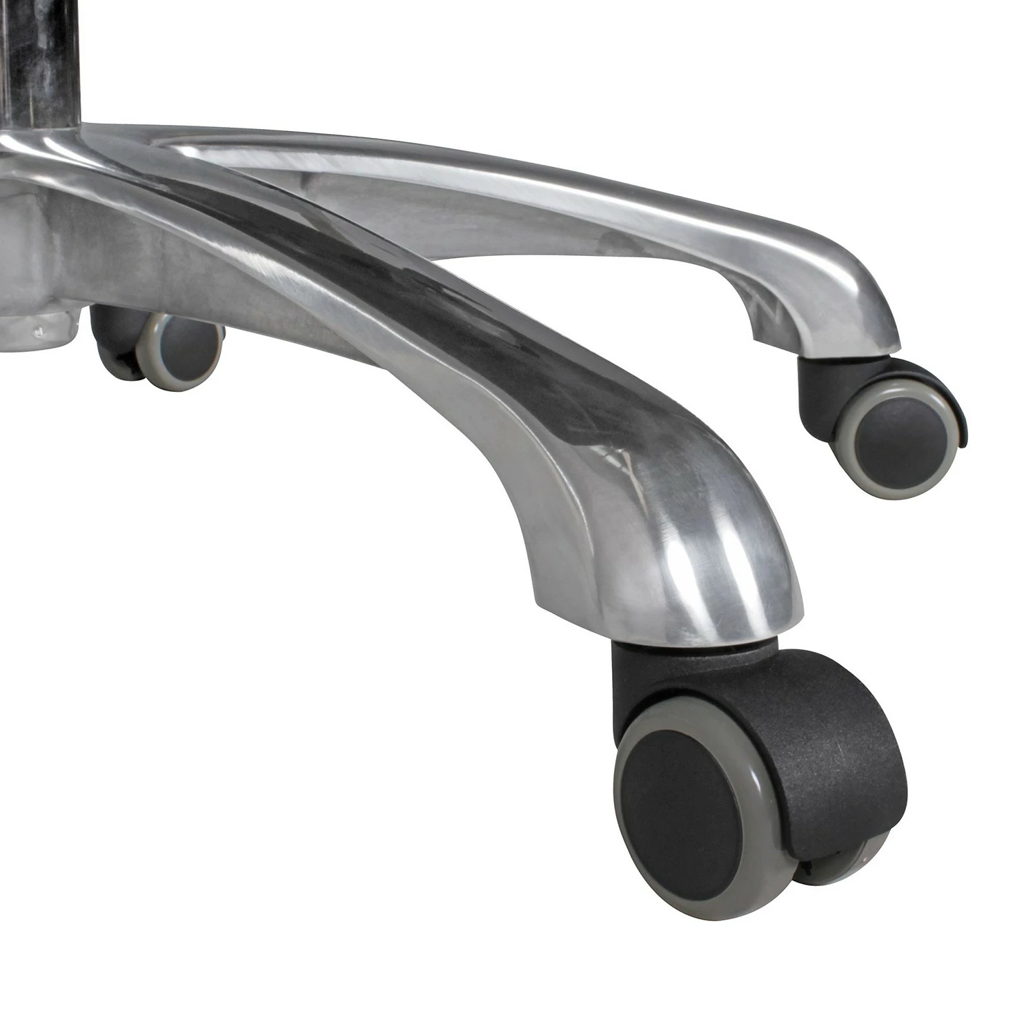 Furnitive Chefsessel Caracol - Kunstleder / Aluminium - Schwarz 10 Furnitive Chefsessel Caracol - Kunstleder / Aluminium - Schwarz – Bild 8