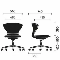 Sedus Bürostuhl turn around I - Rot 16 Sedus Bürostuhl turn around I - Rot -Büromöbel Verkäufe 1000212397 200507 14154200072 SKETCH DETAILS P000000001000212397 sketch