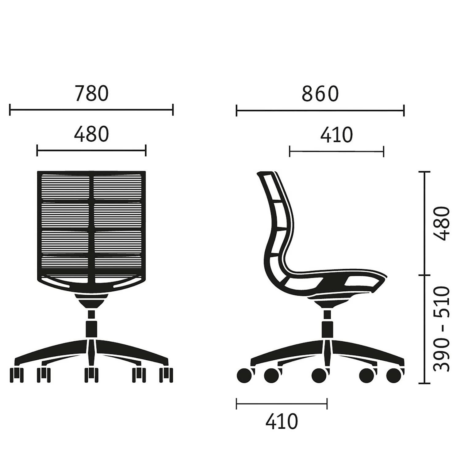 Sedus Bürostuhl se:joy II - Schwarz 6 Sedus Bürostuhl se:joy II - Schwarz – Bild 4