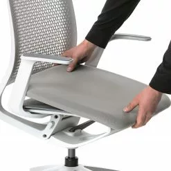 Sedus Bürostuhl se:motion IV - Weiß / Hellgrau -Büromöbel Verkäufe 1000212416 200507 14154800165 DETAILS P000000001000212416