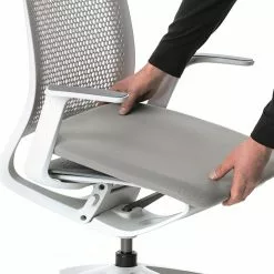 Sedus Bürostuhl se:motion III - Hellgrau / Weiß -Büromöbel Verkäufe 1000212418 200507 14154900176 DETAILS P000000001000212418