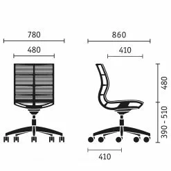 Sedus Bürostuhl se:joy II - Orange 11 Sedus Bürostuhl se:joy II - Orange -Büromöbel Verkäufe 1000212423 200507 14155000186 SKETCH DETAILS P000000001000212423 sketch