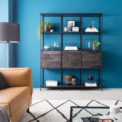 Fredriks Regal Meon III - Eiche Grau Dekor - Breite: 150 cm -Büromöbel Verkäufe 1000213232 210104 13264800001 MOOD DETAILS P000000001000213232 mood