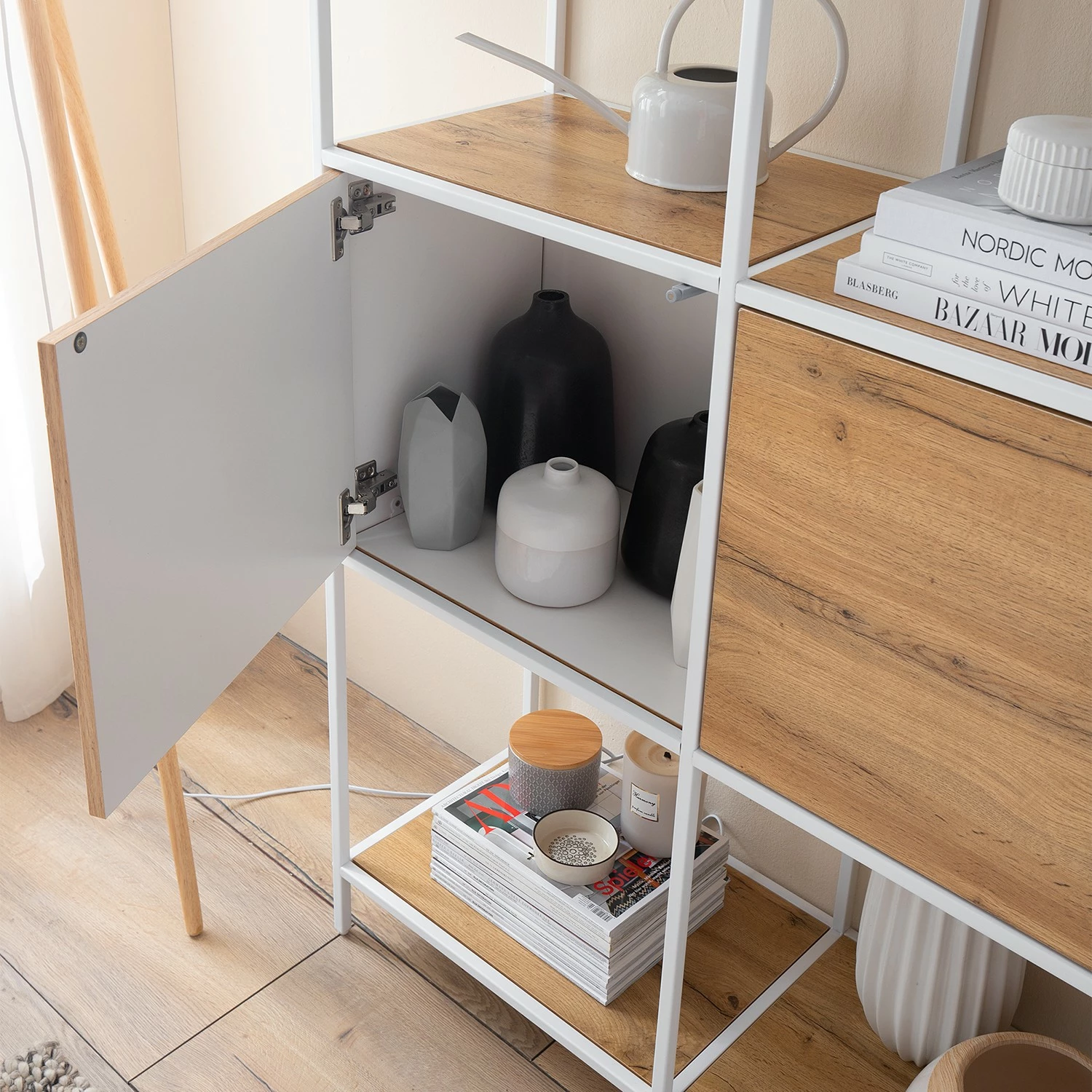 Fredriks Regal Meon III - Eiche Dekor - Breite: 101 cm 18 Fredriks Regal Meon III - Eiche Dekor - Breite: 101 cm – Bild 16