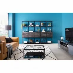 Fredriks Regal Meon III - Eiche Grau Dekor - Breite: 101 cm -Büromöbel Verkäufe 1000213234 210104 13264800009 MOOD DETAILS P000000001000213234 mood