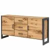 Naturoo Sideboard Ironwood I - Echtholzfurnier / Metall - Alteiche / Grau
