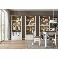 Norrwood Regal Proville I - Eiche Weiß Dekor / Eiche Dekor 13 Norrwood Regal Proville I - Eiche Weiß Dekor / Eiche Dekor -Büromöbel Verkäufe 1000213900 200525 13152800167 MOOD DETAILS P000000001000213900 mood