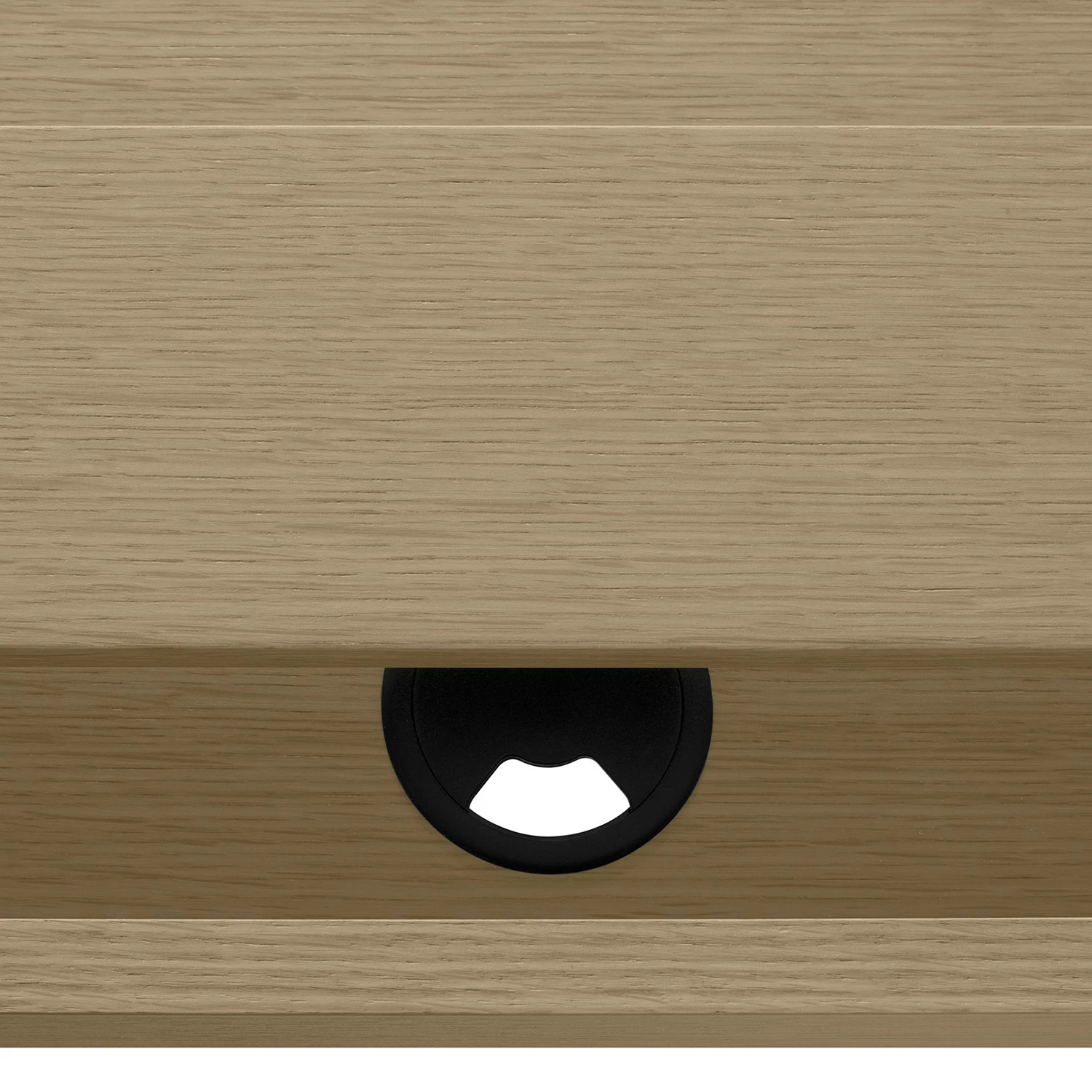 Temahome Schreibtisch Ply II - Eiche teilmassiv / Metall - Eiche Hell / Schwarz 11 Temahome Schreibtisch Ply II - Eiche teilmassiv / Metall - Eiche Hell / Schwarz – Bild 9