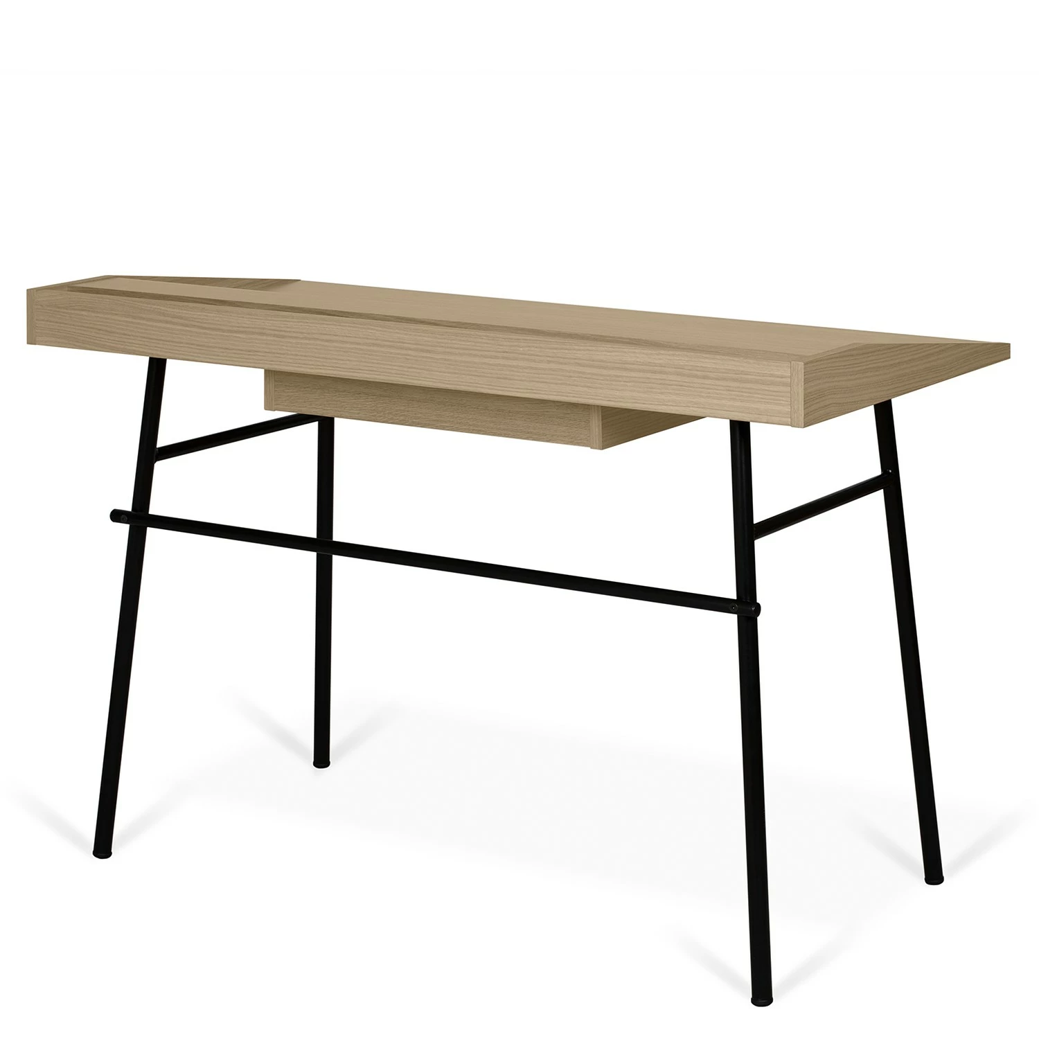 Temahome Schreibtisch Ply II - Eiche teilmassiv / Metall - Eiche Hell / Schwarz 14 Temahome Schreibtisch Ply II - Eiche teilmassiv / Metall - Eiche Hell / Schwarz – Bild 12
