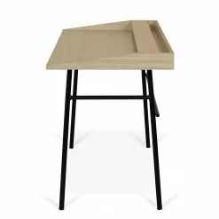 Temahome Schreibtisch Ply I - Eiche teilmassiv / Metall - Eiche Hell / Schwarz -Büromöbel Verkäufe 1000214023 200527 06051900077 DETAILS P000000001000214023