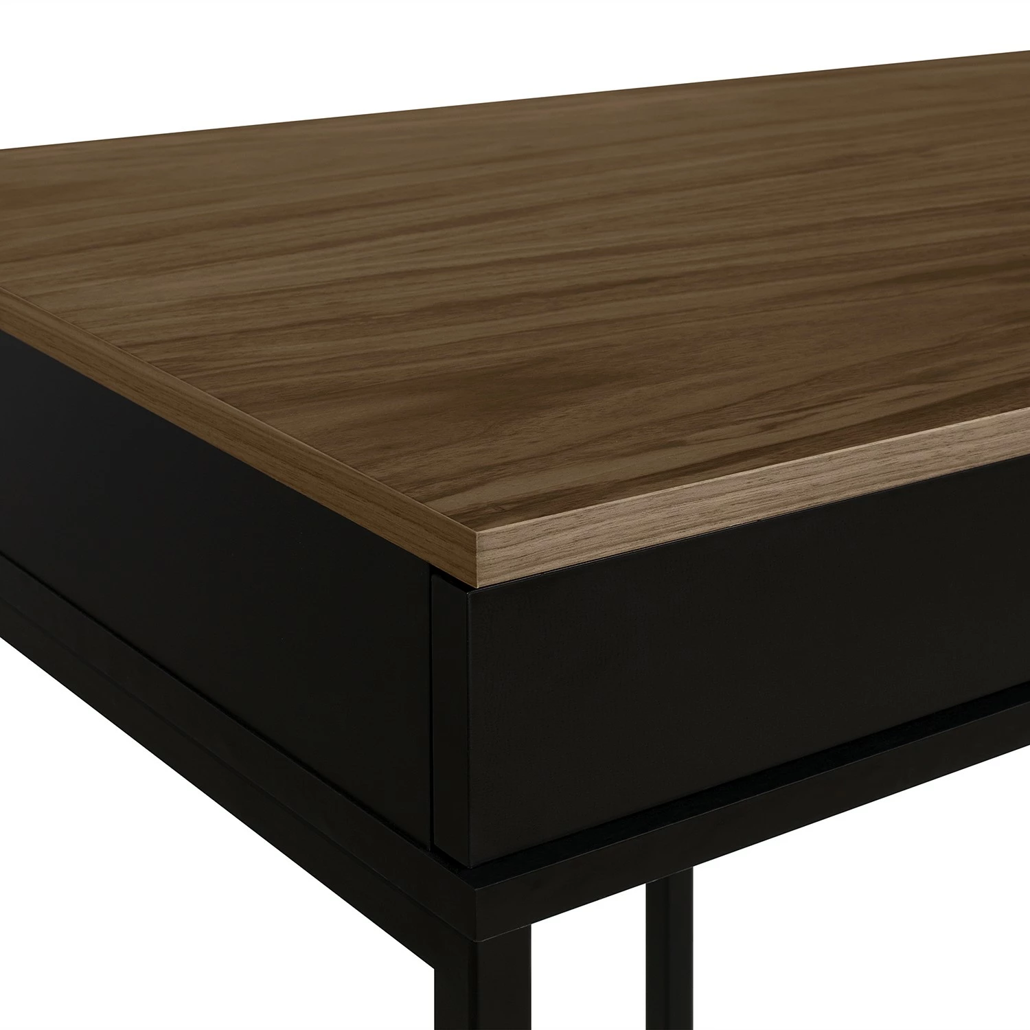 Temahome Schreibtisch City - Nussbaum / Schwarz 8 Temahome Schreibtisch City - Nussbaum / Schwarz – Bild 6