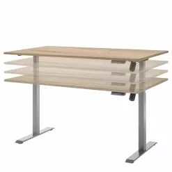 Furnitive Schreibtisch Okay - Eiche Sonoma Dekor -Büromöbel Verkäufe 1000214320 200529 13142000008 DETAILS P000000001000214320