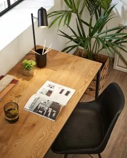 Furnitive Schreibtisch Tafton - Metall - Naturholz Dekor / Schwarz -Büromöbel Verkäufe 1000214326 200609 07305700060 MOOD DETAILS P000000001000214326 mood