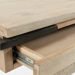 Furnitive Schreibtisch Downey - Akazie massiv / Stahl - Akazie Hell / Vintage Anthrazit -Büromöbel Verkäufe 1000214327 200609 07310600071 DETAILS P000000001000214327