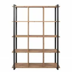 Red Living Regal Denville - Eiche Artisan Dekor / Anthrazit -Büromöbel Verkäufe 1000214500 200608 14163800090 DETAILS P000000001000214500