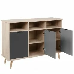 Mørteens Sideboard Elysian - Grau / Eiche Dekor 22 Mørteens Sideboard Elysian - Grau / Eiche Dekor -Büromöbel Verkäufe 1000214503 200608 14174500131 DETAILS P000000001000214503