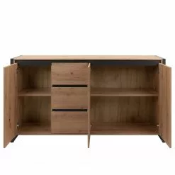 Red Living Sideboard Denville - Eiche Artisan Dekor / Anthrazit -Büromöbel Verkäufe 1000214505 200608 14181600161 DETAILS P000000001000214505