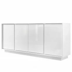 LC Spa Sideboard Ice I - Hochglanz Weiß - Breite: 180 cm