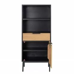 Studio Copenhagen Regal Xavi - Echtholzfurnier / Metall - Eiche / Eiche Schwarz -Büromöbel Verkäufe 1000218026 220107 12570000078 DETAILS P000000001000218026