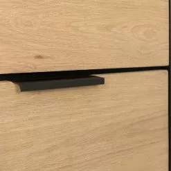 Studio Copenhagen Regal Xavi - Echtholzfurnier / Metall - Eiche / Eiche Schwarz -Büromöbel Verkäufe 1000218026 220107 12570000082 DETAILS P000000001000218026