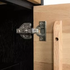 Studio Copenhagen Regal Xavi - Echtholzfurnier / Metall - Eiche / Eiche Schwarz -Büromöbel Verkäufe 1000218026 220107 12570000084 DETAILS P000000001000218026