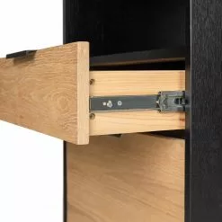 Studio Copenhagen Regal Xavi - Echtholzfurnier / Metall - Eiche / Eiche Schwarz -Büromöbel Verkäufe 1000218026 220107 12570000086 DETAILS P000000001000218026