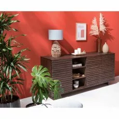 Studio Copenhagen Sideboard Kirley III - Akazie massiv - Akazie Dunkel -Büromöbel Verkäufe 1000218057 210420 08100300004 MOOD DETAILS P000000001000218057 mood