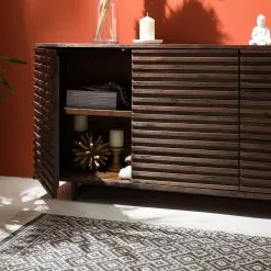 Studio Copenhagen Sideboard Kirley I - Akazie massiv - Akazie Dunkel -Büromöbel Verkäufe 1000218062 210608 14180000015 DETAILS P000000001000218062