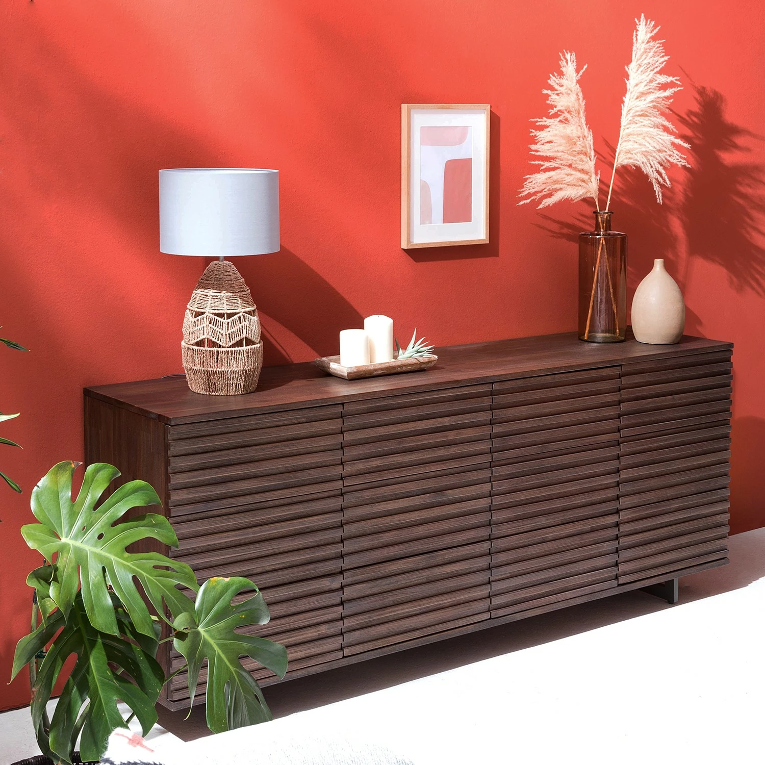 Studio Copenhagen Sideboard Kirley II - Akazie massiv - Akazie Dunkel 10 Studio Copenhagen Sideboard Kirley II - Akazie massiv - Akazie Dunkel – Bild 8