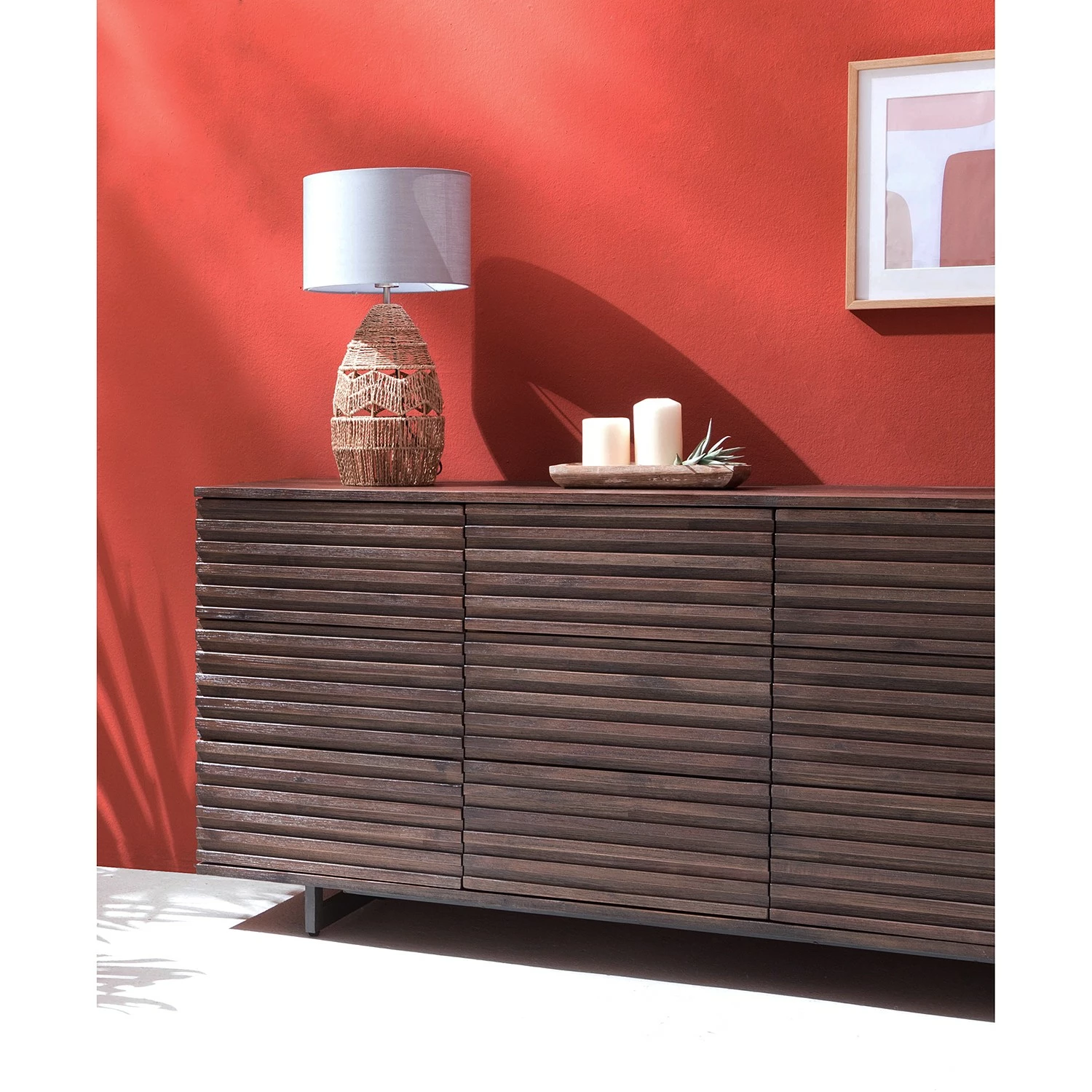 Studio Copenhagen Sideboard Kirley II - Akazie massiv - Akazie Dunkel 11 Studio Copenhagen Sideboard Kirley II - Akazie massiv - Akazie Dunkel – Bild 9