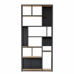 Studio Copenhagen Regal Flox II - Echtholzfurnier / Metall - Eiche / Schwarz -Büromöbel Verkäufe 1000218118 210526 15451100018 DETAILS P000000001000218118