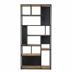 Studio Copenhagen Regal Flox II - Echtholzfurnier / Metall - Eiche / Schwarz -Büromöbel Verkäufe 1000218118 210903 14103100011 DETAILS P000000001000218118