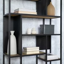 Studio Copenhagen Regal Flox II - Echtholzfurnier / Metall - Eiche / Schwarz -Büromöbel Verkäufe 1000218118 211020 14272100042 DETAILS P000000001000218118