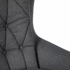 Jack & Alice Bürosessel Bracon II - Flachgewebe / Nylon - Dunkelgrau / Schwarz -Büromöbel Verkäufe 1000218350 220330 050 DETAILS P000000001000218350