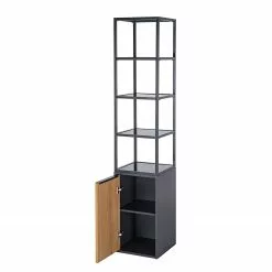 Red Living Regal Barview - Echtholzfurnier - Eiche / Anthrazit 27 Red Living Regal Barview - Echtholzfurnier - Eiche / Anthrazit -Büromöbel Verkäufe 1000218360 210318 07394300004 DETAILS P000000001000218360