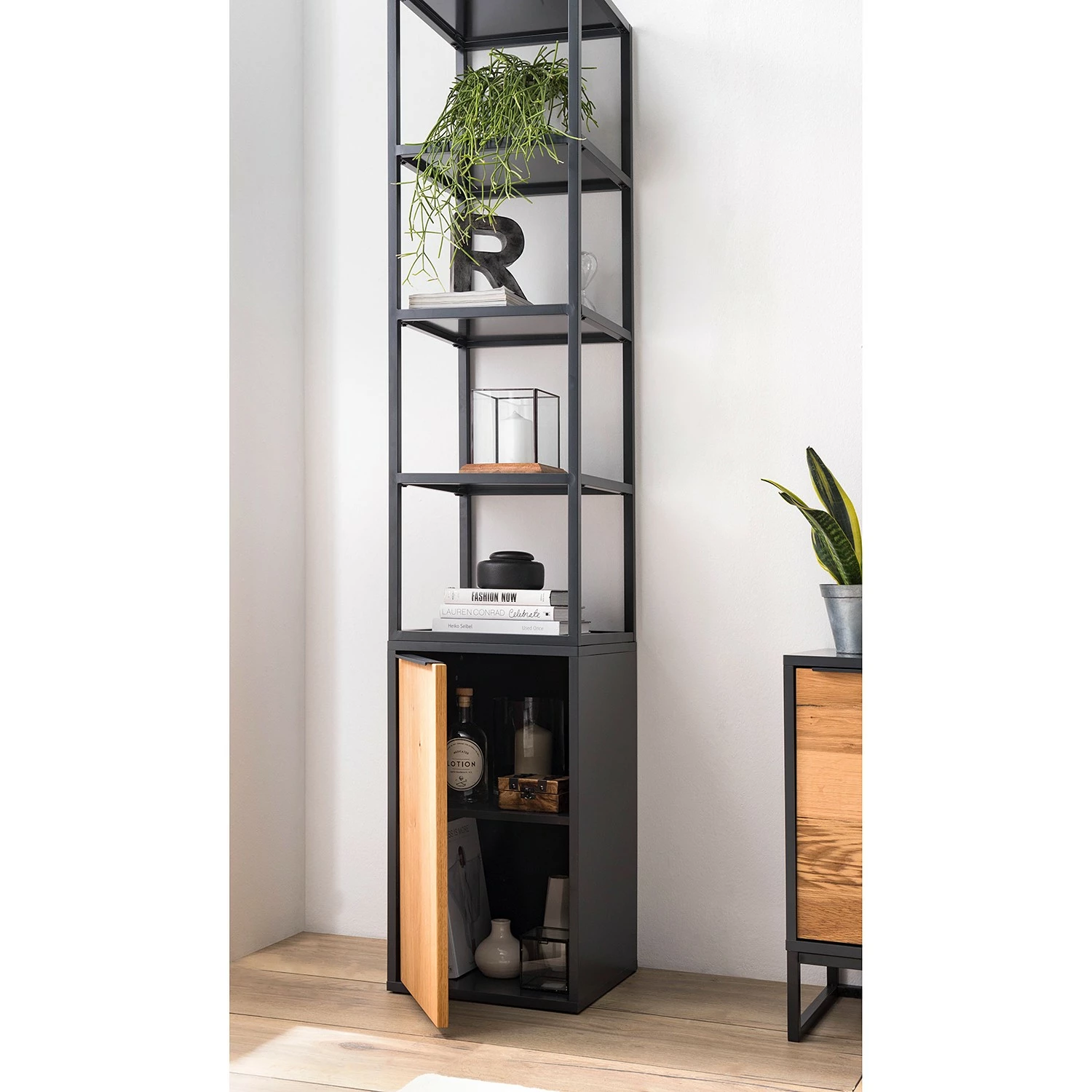 Red Living Regal Barview - Echtholzfurnier - Eiche / Anthrazit 18 Red Living Regal Barview - Echtholzfurnier - Eiche / Anthrazit – Bild 16