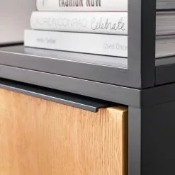 Red Living Regal Barview - Echtholzfurnier - Eiche / Anthrazit 39 Red Living Regal Barview - Echtholzfurnier - Eiche / Anthrazit -Büromöbel Verkäufe 1000218360 210413 12580600014 DETAILS P000000001000218360