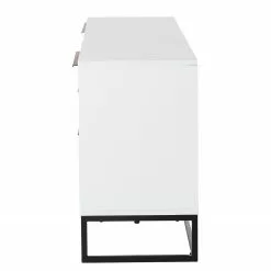 Fredriks Sideboard White Hall I - Matt Weiß / Schwarz -Büromöbel Verkäufe 1000218366 210311 10575200003 DETAILS P000000001000218366