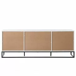 Fredriks Sideboard White Hall I - Matt Weiß / Schwarz -Büromöbel Verkäufe 1000218366 210311 10575300004 DETAILS P000000001000218366