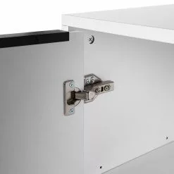 Fredriks Sideboard White Hall II - Matt Weiß / Schwarz -Büromöbel Verkäufe 1000218367 210420 13410100009 DETAILS P000000001000218367