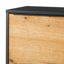 Red Living Sideboard Barview I - Echtholzfurnier - Eiche / Anthrazit -Büromöbel Verkäufe 1000218372 210420 14110900009 DETAILS P000000001000218372