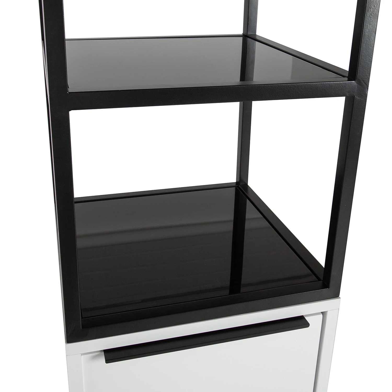 Fredriks Regal White Hall - Matt Weiß / Schwarz 9 Fredriks Regal White Hall - Matt Weiß / Schwarz – Bild 7