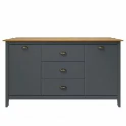 Maison Belfort Sideboard Rivery III - Kiefer massiv - Anthrazit 9 Maison Belfort Sideboard Rivery III - Kiefer massiv - Anthrazit -Büromöbel Verkäufe 1000218440 210128 06175300048 DETAILS P000000001000218440