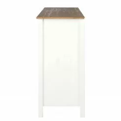 Maison Belfort Sideboard Rivery II - Kiefer massiv - Weiß -Büromöbel Verkäufe 1000218448 220407 040 DETAILS P000000001000218448