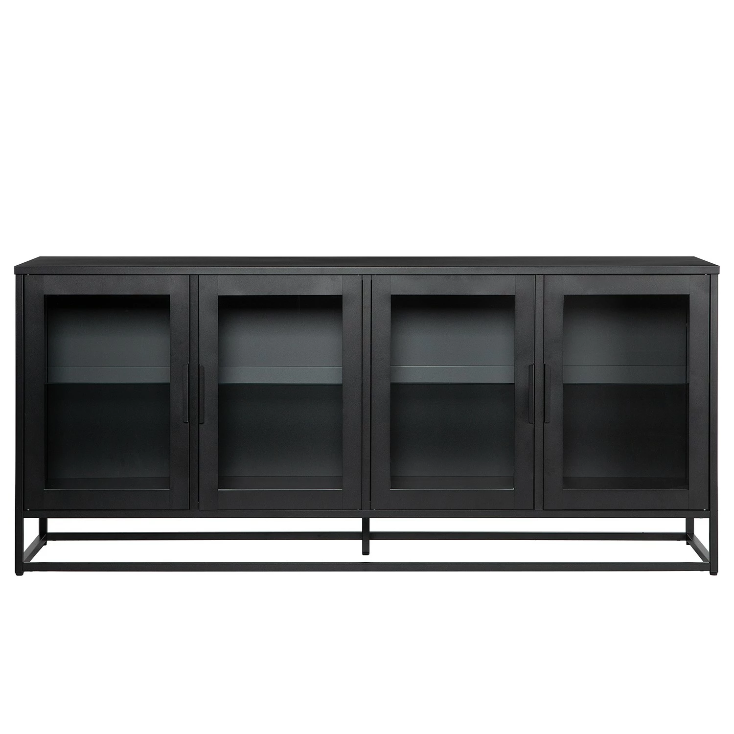 Ars manufacti Sideboard Kayys - Glas / Metall - Schwarz 15 Ars manufacti Sideboard Kayys - Glas / Metall - Schwarz – Bild 13